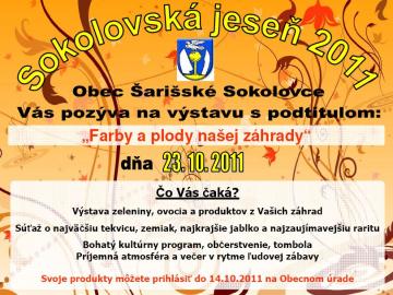 Výstava ovocia a zeleniny Sokolovská Jeseň 2011 Výstava ovocia a zeleniny Sokolovská Jeseň 2011