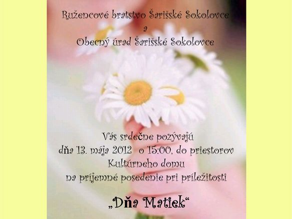 Fotogaléria Deň matiek 2012 (21) Deň matiek 2012