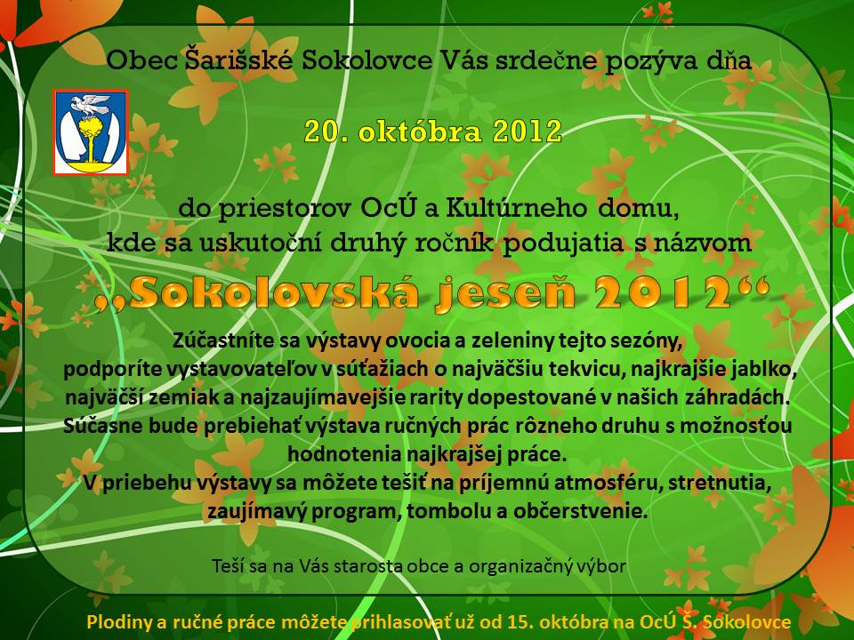 Fotogaléria Sokolovská jeseň 2012 (141) Sokolovská jeseň 2012