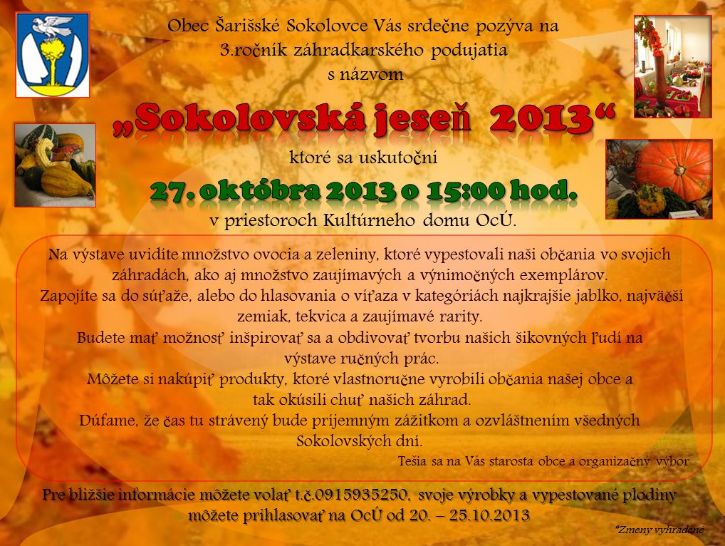 Fotogaléria Sokolovská jeseň 2013 (150) Sokolovská jeseň 2013