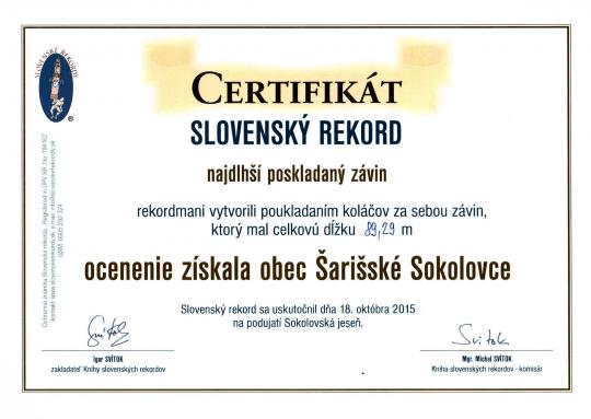 Slovenský rekord Slovenský rekord